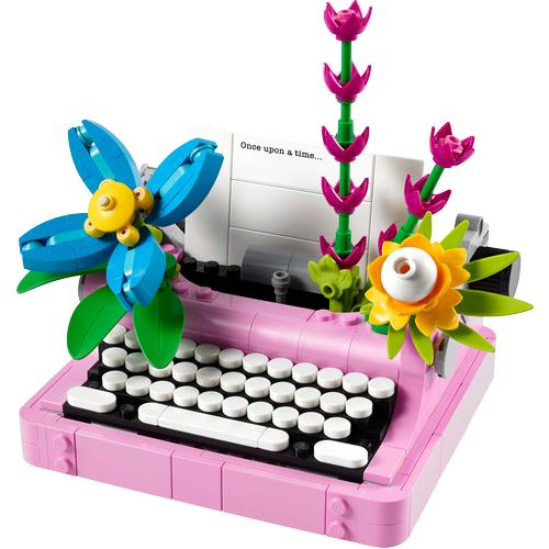 La machine à écrire avec des fleurs - LEGO Creator 3-en-1
