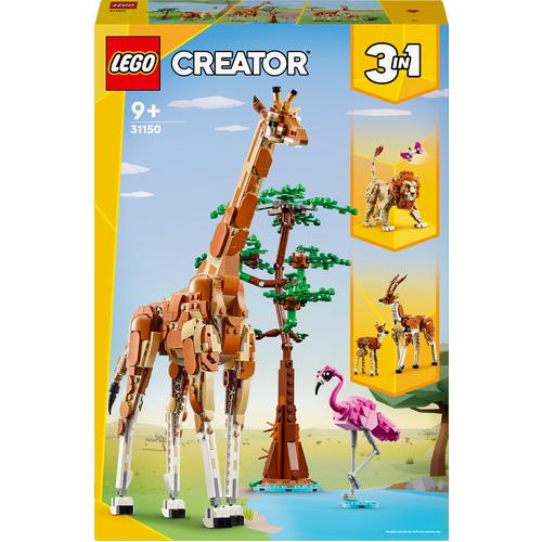Les animaux sauvages du safari - Lego LEGO Creator 3-en-1