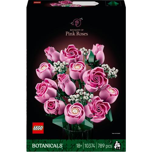 Bouquet de roses roses - LEGO Botanical