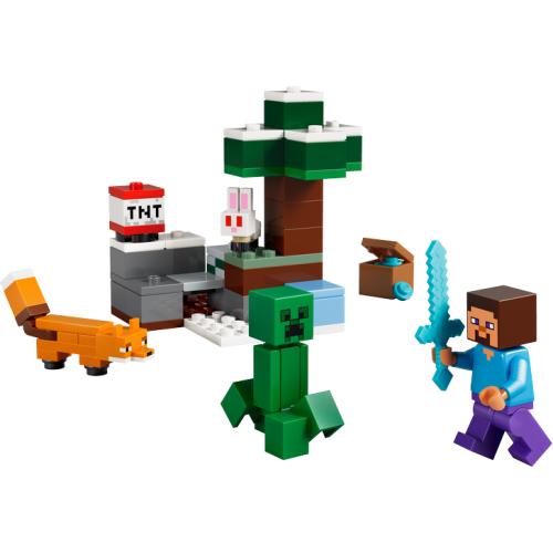 Les aventures de Steve dans la taïga - LEGO Minecraft