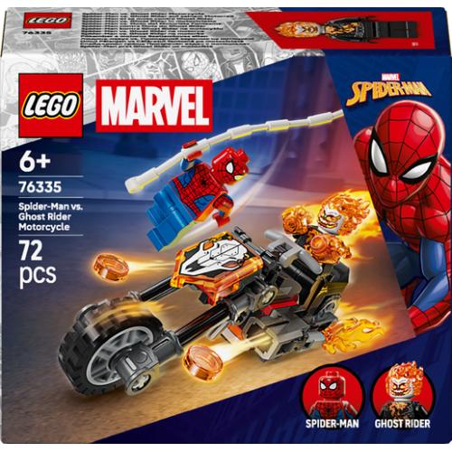 Spider-Man et sa moto contre Ghost Rider - LEGO Marvel