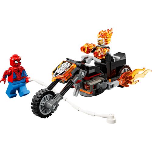Spider-Man et sa moto contre Ghost Rider - LEGO Marvel