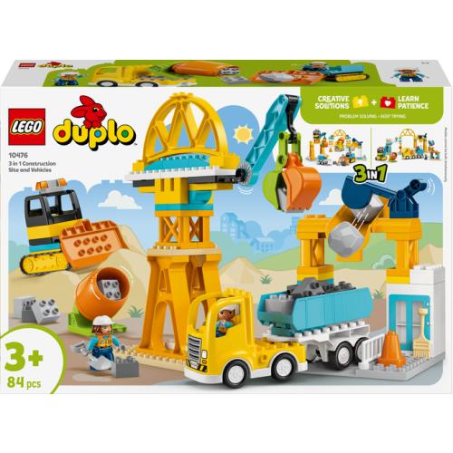 Le chantier et les véhicules de construction 3-en-1 - LEGO Duplo