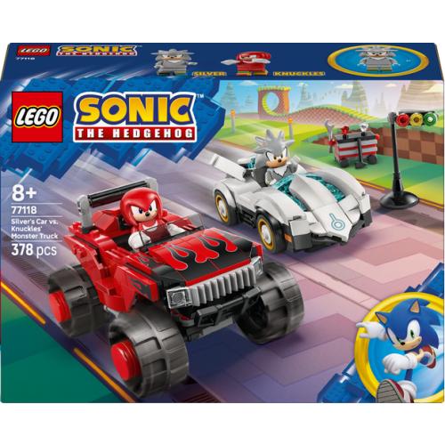 La voiture de Silver contre le Monster Truck de Knuckles - LEGO SONIC THE HEDGEHOG