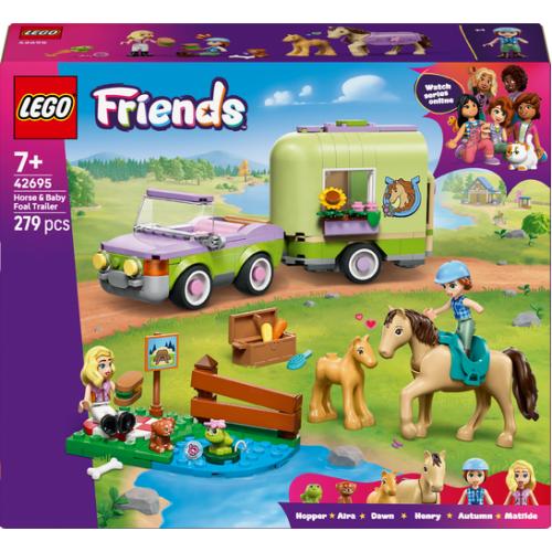 La remorque du cheval et du poulain - LEGO Friends