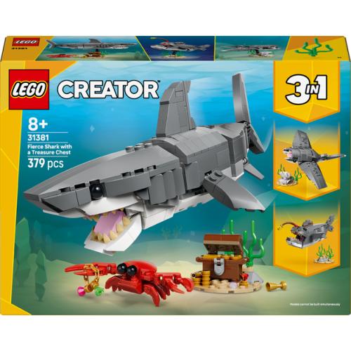 Le redoutable requin et le coffre au trésor - LEGO Creator 3-en-1