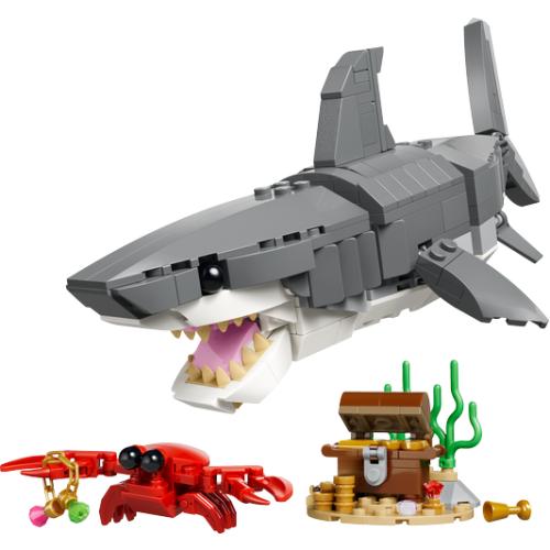 Le redoutable requin et le coffre au trésor - LEGO Creator 3-en-1