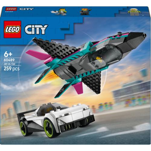 Le jet contre la voiture - LEGO City