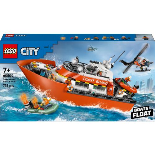 Le bateau de sauvetage et l’hélicoptère des garde-côtes - LEGO City