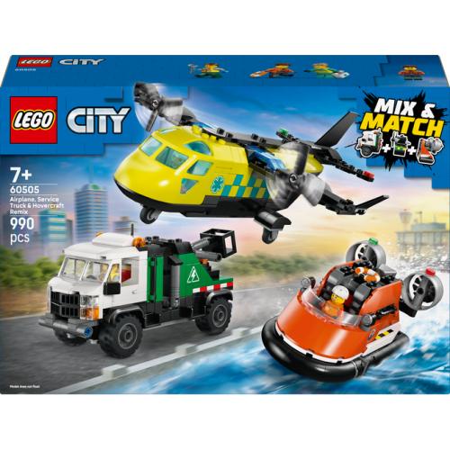 Avion, camion d’assistance et aéroglisseur modulable - LEGO City