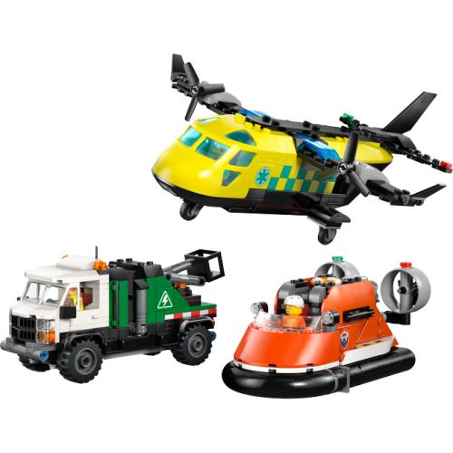 Avion, camion d’assistance et aéroglisseur modulable - LEGO City