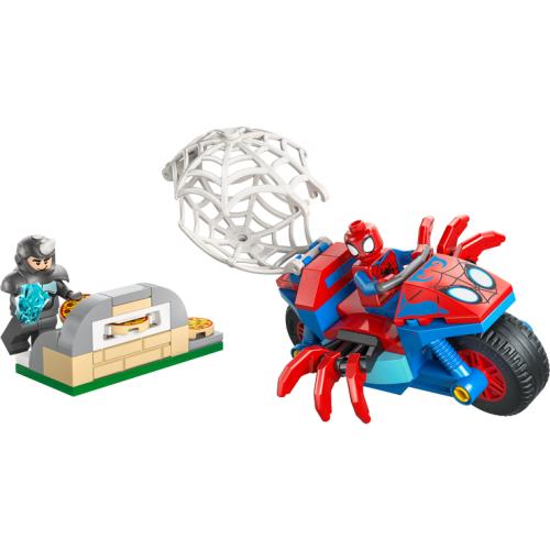 Spidey sur sa moto contre Rhino - LEGO Marvel
